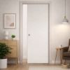 Immagine di PORTA MICROTEC FRASSINO BIANCO SCORREVOLE INTERNO MISURA 80x210x10/12 CM REVERSIBILE