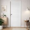 Immagine di PORTA OLTRE BATTENTE FRASSINO BIANCO MISURA 60x210x10/12 CM REVERSIBILE (SENZA MANIGLIA)
