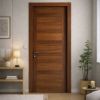 Immagine di PORTA EASY BATTENTE NOCE CELLINI MISURA 70x210x10/12 CM REVERSIBILE (SENZA MANIGLIA)