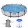 Immagine di PISCINA STEEL PRO MAX ROTONDA Ø 366 H 76 CM CON POMPA FILTRO BESTWAY