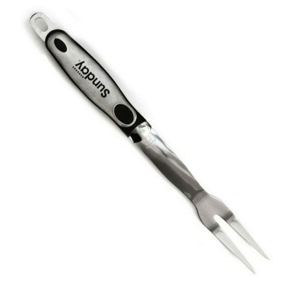 Immagine di FORCHETTONE BARBECUE IN ACCIAIO INOX 50 CM BBQ SUNDAY