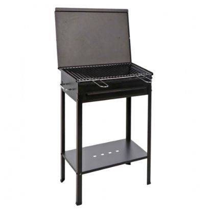 Immagine di BARBECUE A CARONELLA STROMBOLI L 40 P 30 H 78 CM CON COPERCHIO MILLE