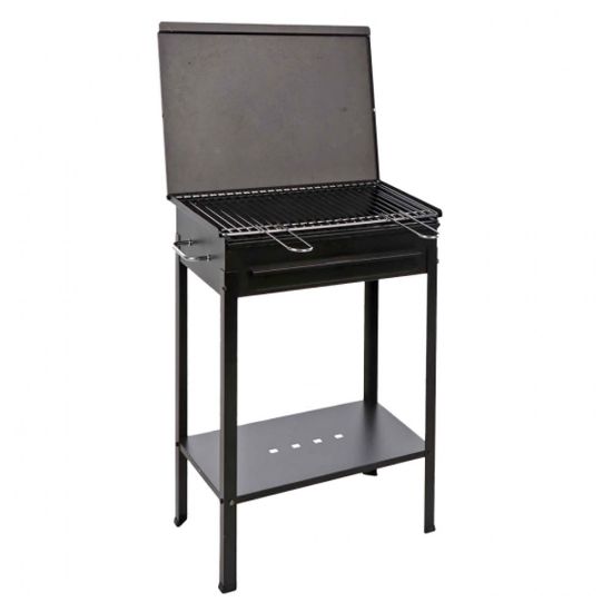 Immagine di BARBECUE A CARONELLA STROMBOLI L 40 P 30 H 78 CM CON COPERCHIO MILLE