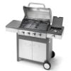 Immagine di BARBECUE A GAS INDIANAPOLIS MODELLO 5/B 4 FUOCHI E FORNELLO LATERALE OMPAGRILL