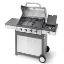 Immagine di BARBECUE A GAS INDIANAPOLIS MODELLO 5/B 4 FUOCHI E FORNELLO LATERALE OMPAGRILL