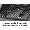 Immagine di BARBECUE A GAS INDIANAPOLIS MODELLO 5/B 4 FUOCHI E FORNELLO LATERALE OMPAGRILL