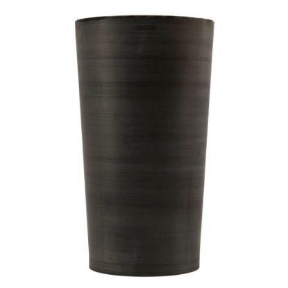 Immagine di VASO TIZIANO PLASTICA A CONO ALTO Ø 30 H 52 CM ANTRACITE ART PLAST