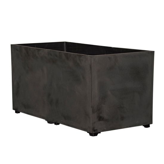 Immagine di VASO CARAVAGGIO PLASTICA RETTANGOLARE L 80 P 40 H 40 CM ANTRACITE ART PLAST