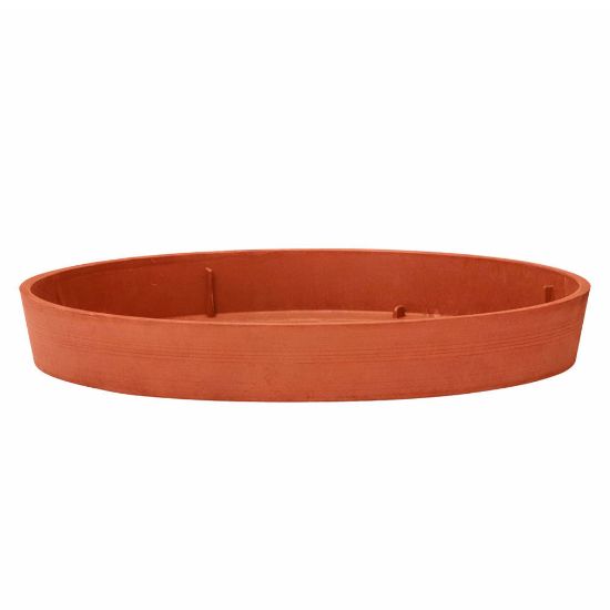 Immagine di SOTTOVASO PLASTICA Ø 20 CM COTTO PER VASO LEONARDO Ø 20 CM ART PLAST