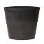 Immagine di VASO LEONARDO PLASTICA A CONO Ø 30 H 25 CM ANTRACITE ART PLAST