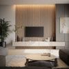 Immagine di PANNELLO ACUSTICO IN MDF MISURA 260X60X1,7CM COLORE NATURAL CANNELLA OAK KRONOSPAN