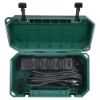 Immagine di SCATOLA STAGNA IP54 CON MULTIPRESA 4 PRESE POLIVALENTI PIÙ TAPPO IP44 CAVO 5 METRI ELECTRALINE