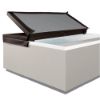 Immagine di MINIPISCINA DA ESTERNO VITA L MISURA 180X140 CM H. 85 CM STD UV+CROMOLIGHT CON PANNELLI PVC FINITURA OAK-ALPINE E COPERTURA ESTIVA NOVELLINI