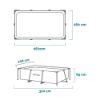 Immagine di PISCINA FRAME RETTANGOLARE L 260 P 160 H 65 CM SENZA POMPA FILTRO INTEX
